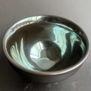 微晶油滴釉银杯