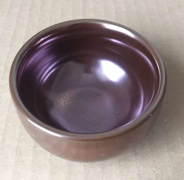 天目釉紫杯
